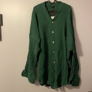 Icon Swim COVER YOUR BASICS COVERUP GREEN size XL